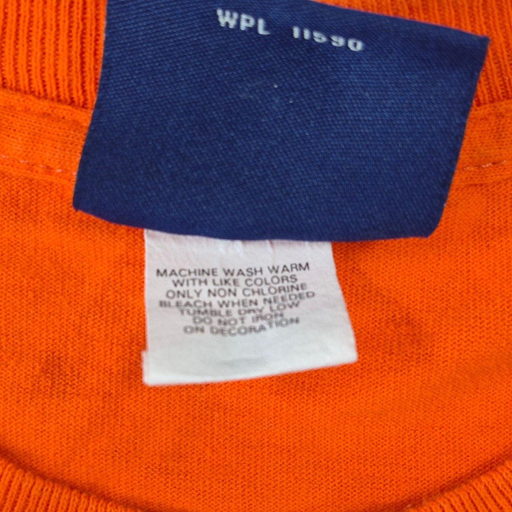 MV Sport Auburn Tigers Long Sleeve T-Shirt Orange Mens Medium Style 707 NCAA - Picture 10 of 11
